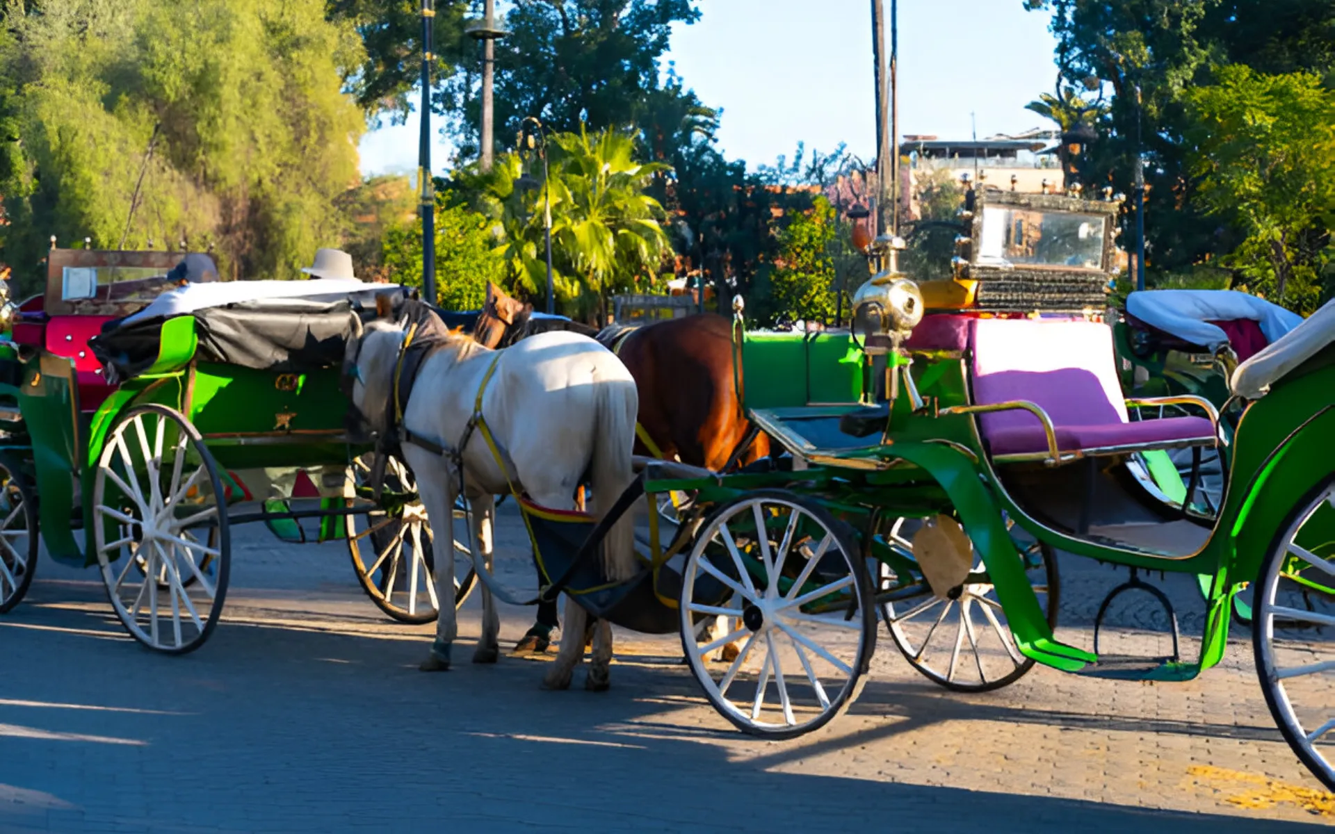 horse drawn marrakech